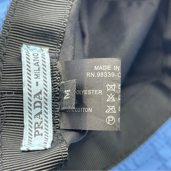 PRADA PERIWINKLE NYLON BUCKET HAT (!!!!!SOLD!!!!) - Picture 3 of 5